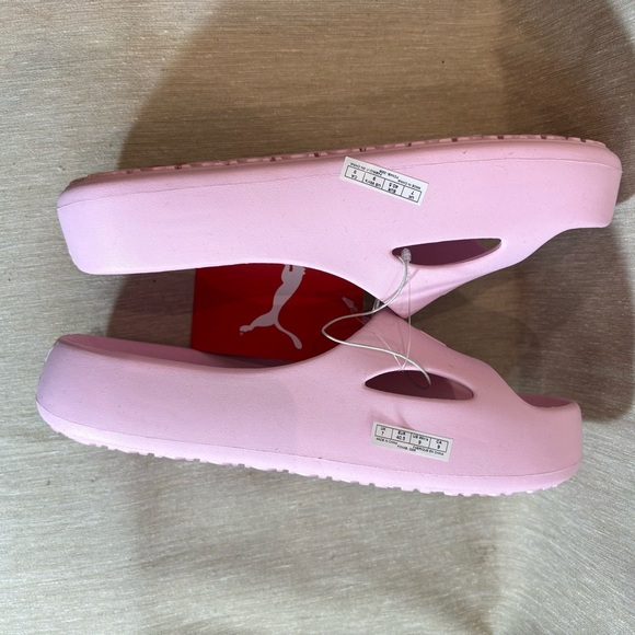 PUMA Sz 10 Shibusa Pearl Pink Slip On Fully Injected IMEVA Sole Sandals NEW - Picture 5 of 8